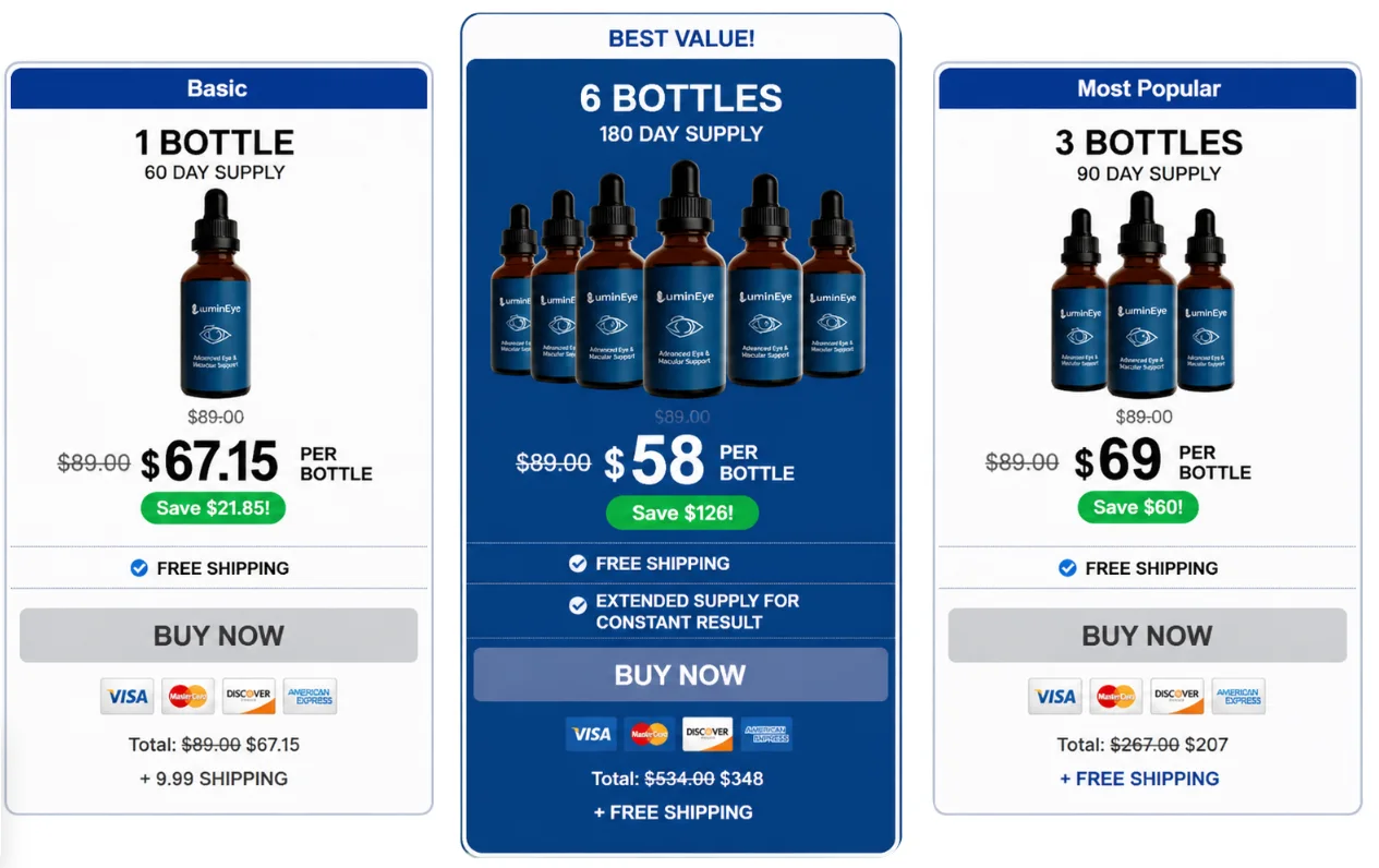 LuminEye Bottle Price Image 